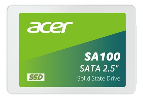 Disco Sólido Acer Sa100 1.92tb Ssd Interno 2.5 Sataiii Color Blanco
