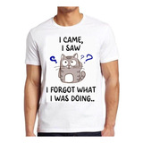 Polera Unisex Gato Mascota Meme Olvido Algodon Estampado