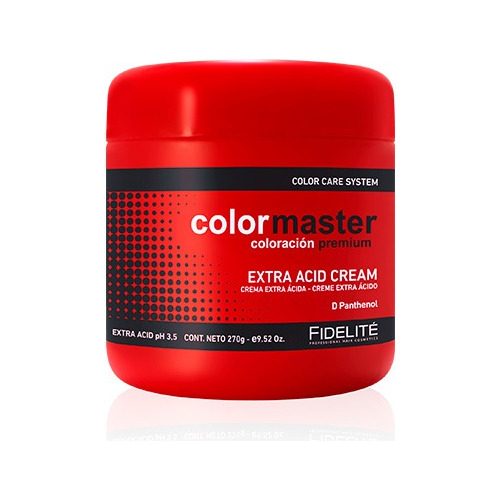 Crema Extra Ácida Ph3,5 D-pantenol Fidelité - 270g - Roja