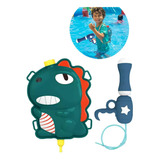 Pistola Agua Con Mochila Lanza Agua Juguetes Verano Piscina.