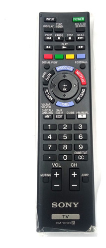 Controle Remoto Tv Sony Rmyd101 Kdl40w 48 60w605 48w607 W609