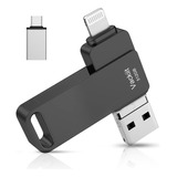 Memoria Flash Para iPhone De 512 Gb, 3 En 1 Con Certificacin