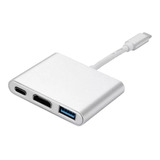 Cabo Adaptador Tipo C Convesor 3.0 Hdmi E  Usb