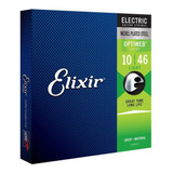 Encordoamento Elixir Cordas 010 Light Optiweb Guitarra