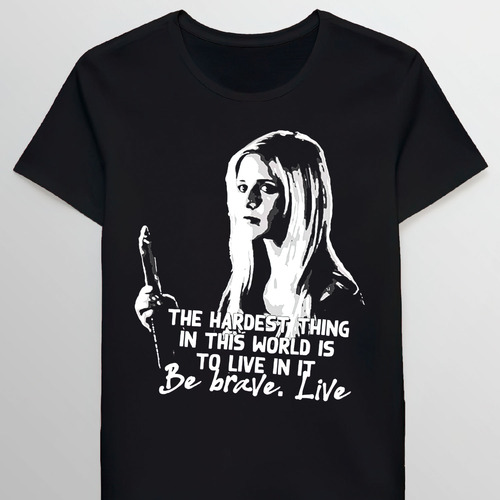 Remera Buffy The Vampire Slayer Bravery Quote 85706946