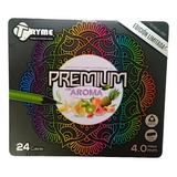 Tryme 24 Lapices De Colores Profesionales Con Aroma Dibujo