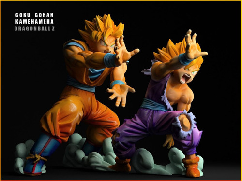 Action Figure Stl Goku E Gohan Kameha