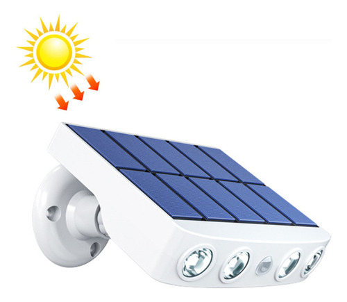 Sensor Doméstico De Luz De Pared Led Solar Impermeable