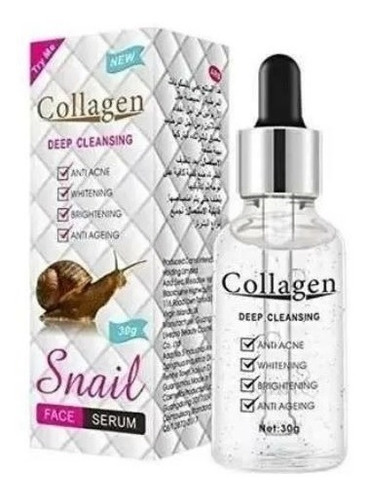 Serum Facial Colágeno Y Baba Caracol Aclarante Antiarrugas Tipo De Piel Todo Tipo De Piel