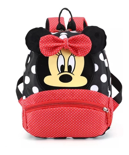 Mochila Para Niños Minnie Roja Nueva 