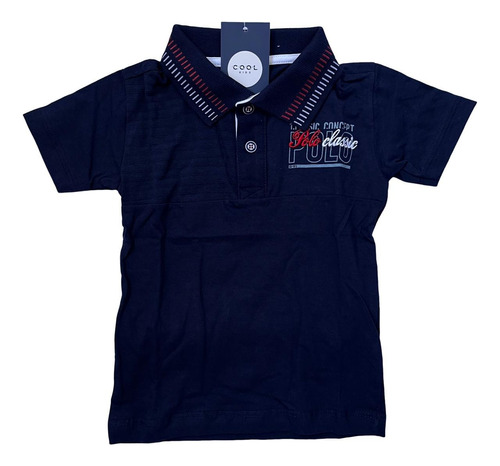 Camisa Polo Estampada Infantil Menino Tamanho 1 2 3 Anos