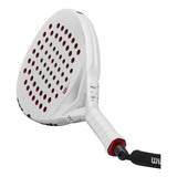 Paleta Padel Bela Lt Wilson Carbon Belasteguin Paddle Color Blanco