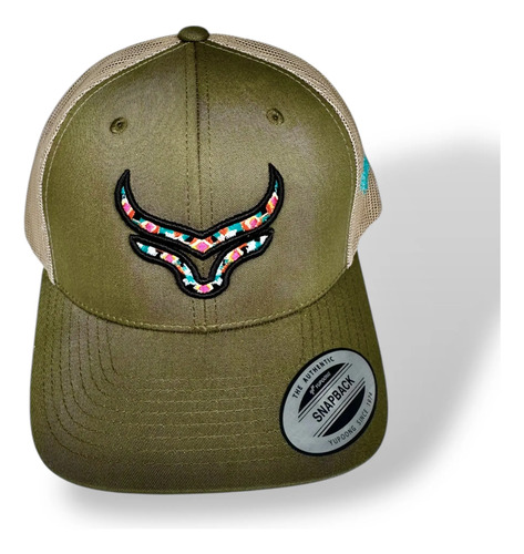 Gorra Vaquera Ranch Hombre Trucker Semi Curva Broche