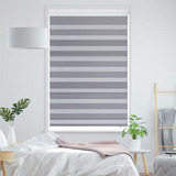 Cortinas Roller Dúo 105 X 200 Gris / Mas187