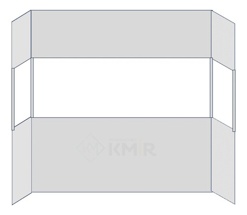 Lona Lateral Transparente Para Toldos 3x3 (cubre 3 Paredes)