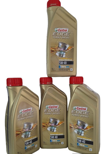 Castrol Edge Turbo Diésel 5w40- Combo Por 4 Litros