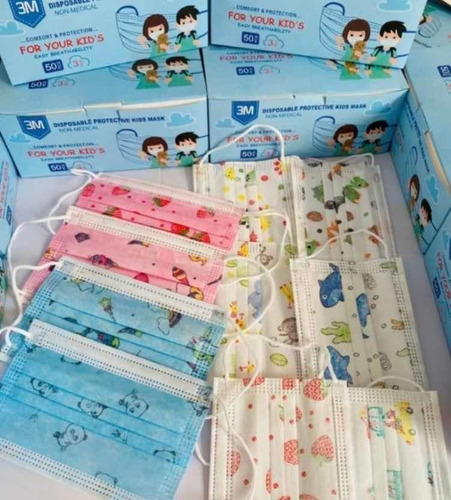 Barbijos Descartables Tapaboca Máxima Proteccion Caja X 100