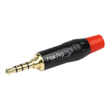 Conector/plug Makpro P3 Stereo Capa Bk