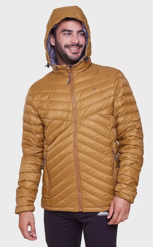 Campera Montagne  , Neegan Con Capucha  De Pluma Liviana 