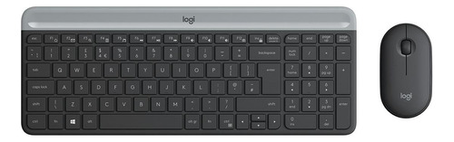 Kit Teclado Y Mouse Inalambrico Logitech Mk470 Slim Español