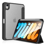 Funda iPad Mini 6 Pen Holder + Bokeer + Hard + Auto + Black