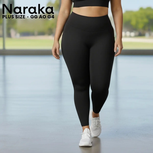 Calça Legging Plus Size Feminina Zero Transparência Cós Alto | MercadoLivre