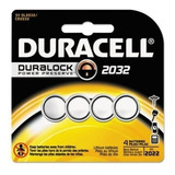 2032 Duracell Duralock Cr2032 Baterías De Litio De 4 Paquet