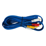 Cable Audio Video Rca 3x3 Extension Macho A Macho De 1,5 Mts