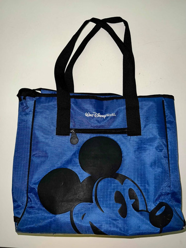 Bolso Mickey Walt Disney Con Cierre Y Bolsillos Impecable