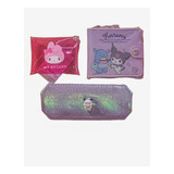 Pack Sanrio Kawaii Billetera, Monedero, Estuche