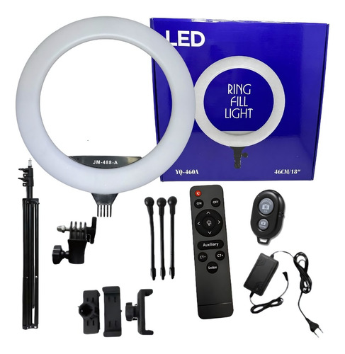 Ring Light Led Rl 18p 50w Profissional Grande Com Controle