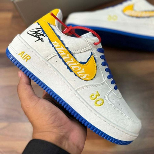 Tênis Nike Air Force 1 - Golden State Warriors Tamanho 39