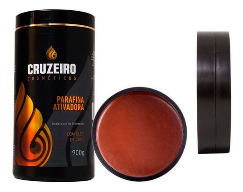 1 Fita + Parafina Ativadora Chocolate Cruzeiro Bronzeamento