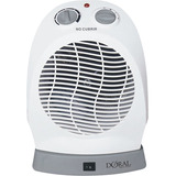 Termoventilador Marsella Con Giro En 180° 2000w Doral Color Blanco