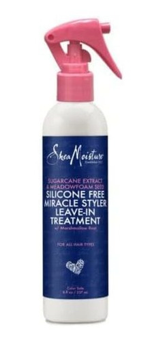 Shea Moisture Sin Silicona Miracle Styler Leave In Spray Con