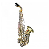 Sax Soprano Curvo Silvertone Combinado Slsx002 Meses