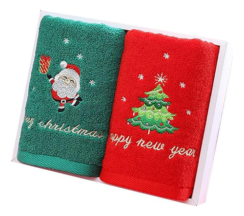 Towels Suit, 2 Toallas De Mano Para Navidad, Año Nuevo, Rega