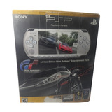 Console Completo Psp Prata Com Caixa Manual E Jogo Original