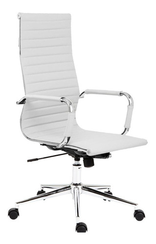 Sillon Ejecutivo Gerencial Alto Aluminium Oficina Importado