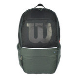 Mochila Porta Notebook 17 Wilson Urbana Reforzada Grande Color Negro/gris