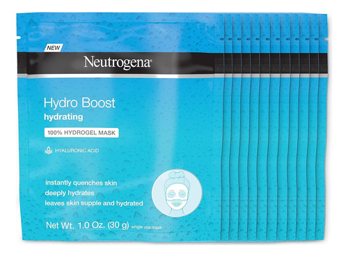 Neutrogena Hydro Boost Mascarilla 100% De Hidrogel Piel Seca