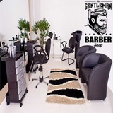 Adesivo Barbearia Barbeiro Porta  Vidro Parede N°barb 126.1