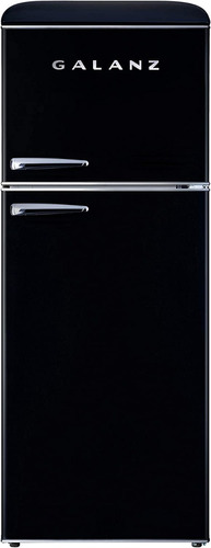 Refrigerador Con Congelador 10ft3 Color Negro Marca Galanz