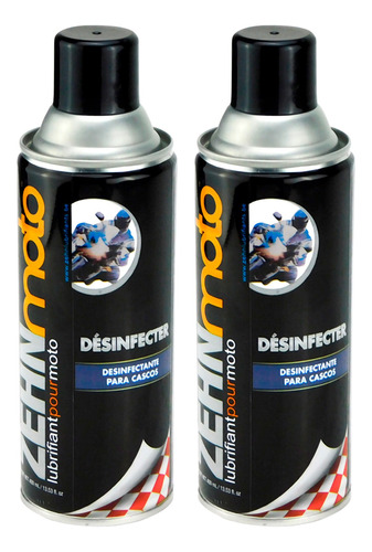 Limpiador Desinfectante Para Cascos Zehnmoto 400ml (2 Latas)