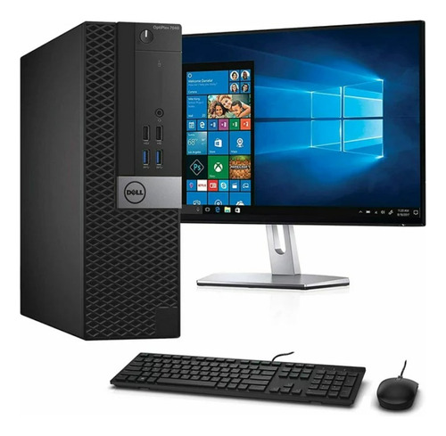 Pc Rapidisima Dell I5 6ta Sff 16gb Ram 480 Ssd Monitor 24ips