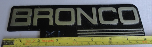 Emblema Ford Bronco Xl Antimonio Foto 4