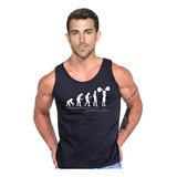 Polera Evolution Gym Musculosa Tank Gym Pesas Crossfit