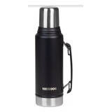 Termo Waterdog Ombu 1l Con Manija Negro Pico Cebador