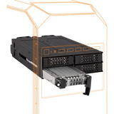 Icy Dock 4 X 2.5 Nvme U.2/u.3 Ssd Pcie 4.0 Rack Mvil Para Ba