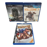 Dishonored Triple Pack + Facebreaker + Killzone 3 Ps3 